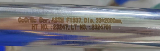CoCrMo UNS R31537 Alloy Round Bar ISO 5832-12 ASTM F1537 F799